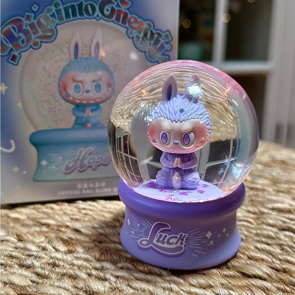 Labubu “Luck” Big Into Energy Crystal Globe